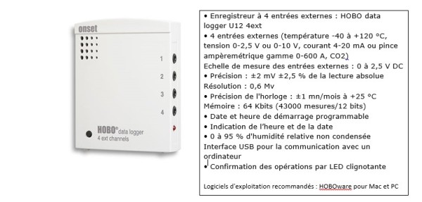 capteur de température avec enregistrement